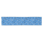 Chemin De Table Court Bandana bleu classique Paisley (Horizontal)