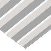 Chemin De Table Court Bande Gris Deux Tons (Coin)