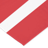 Chemin De Table Court Bande rouge (Coin)