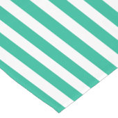 Chemin De Table Court Bandes De Transats Vertes (Coin)