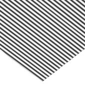 Chemin De Table Court Bandes noires et blanches (Coin)