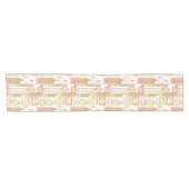 Chemin De Table Court Batik perles Motif (Horizontal)