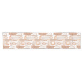 Chemin De Table Court Batik perles Motif (Horizontal)