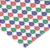 Chemin De Table Court Bauble Pattern Colorful Pattern (Coin)