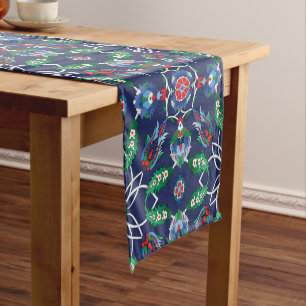 Chemin De Table Court 💙 Beau bleu Iznik tuiles turques