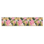 Chemin De Table Court Beauté Japon kimono style koi peony (Horizontal)