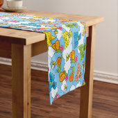 Chemin De Table Court Bébé Animaux Arrière - plan (In Situ)