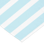 Chemin De Table Court Bébé bleu à rayures élégant chic simple (Coin)