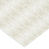 Chemin De Table Court Beige clair et blanc noble texturé (Coin)