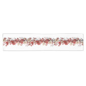 Chemin De Table Court Belles branches de fleurs rouges et blanches pour  (Horizontal)