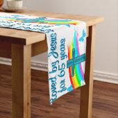 CHEMIN DE TABLE COURT BÉNÉDICTION DE 65 ANS (In Situ)