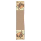 Chemin De Table Court Bison sauvage des bois (Devant)