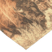 Chemin De Table Court Bison sauvage des bois (Coin)