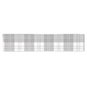 Chemin De Table Court Black and White Buffalo Plaid (Horizontal)