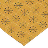 Chemin De Table Court Black Atomic Starburts | Moderne du milieu du sièc (Coin)