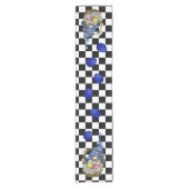 Chemin De Table Court Black Buffalo Plaid Easter Gnome Table Runer (Devant)