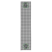 Chemin De Table Court Black Buffalo Plaid Table Runner (Devant)