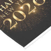 Chemin De Table Court black gold new year Table Runner (Coin)