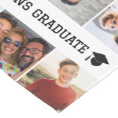 Chemin De Table Court Black Text Félicitations Diplômée 22 Photos (Coin)