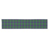 Chemin De Table Court Black Watch Campbell Tartan (Horizontal)
