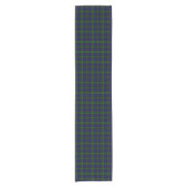 Chemin De Table Court Black Watch Tartan bleu vert Plaid (Devant)