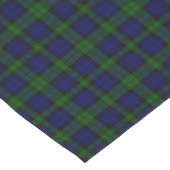 Chemin De Table Court Black Watch Tartan bleu vert Plaid (Coin)