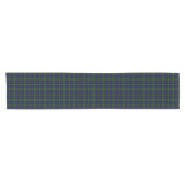 Chemin De Table Court Black Watch Tartan bleu vert Plaid (Horizontal)