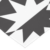 Chemin De Table Court Black White Deco (Coin)