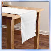 Chemin De Table Court Blanc clair |