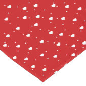 Chemin De Table Court Blanc Rouge valentines Coeurs Motif (Coin)