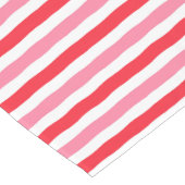 Chemin De Table Court Blancs rouges roses d'été (Coin)