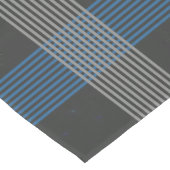 Chemin De Table Court Bleu (Coin)