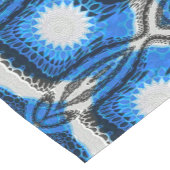 Chemin De Table Court Bleu atomique (Coin)