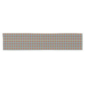 Chemin De Table Court Bleu avec Amaryllis Table Runer (Horizontal)