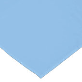 Chemin De Table Court Bleu Calme (Coin)