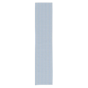 Chemin De Table Court Bleu courant Tan de Candystripe