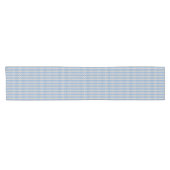 Chemin De Table Court Bleu courant Tan de Candystripe (Horizontal)