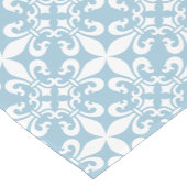 Chemin De Table Court Bleu de ciel de French Fleur de Lys Pattern (Coin)