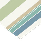 Chemin De Table Court Bleu de la Marine Vert clair (Coin)