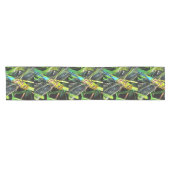 Chemin De Table Court Bleu Dragonfly Shimmering Wings Peinture (Horizontal)