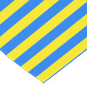 Chemin De Table Court Bleu et jaune (Coin)