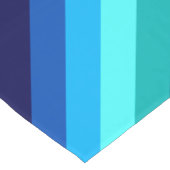 Chemin De Table Court Bleu Icy Rayures Turquoises Petite Table Runner (Coin)