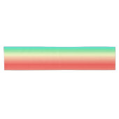 Chemin De Table Court Bleu rouge jaune vert rayures (Horizontal)
