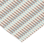 Chemin De Table Court Bleu Tan Brown (Coin)