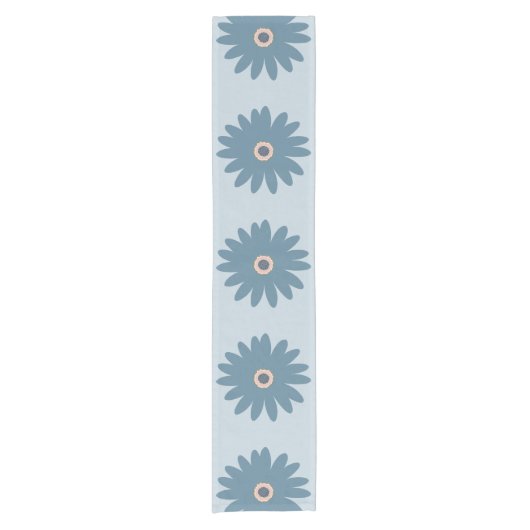Chemin De Table Court Bleue Daisy (Devant)