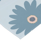 Chemin De Table Court Bleue Daisy (Coin)