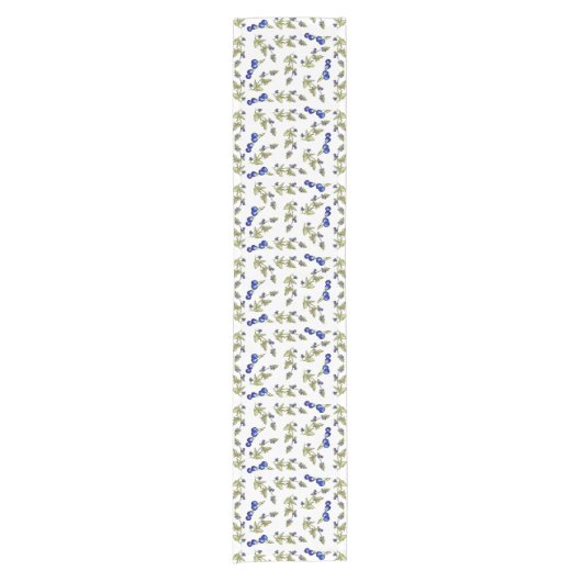 Chemin De Table Court bleuets sur la vigne (Devant)