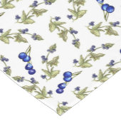 Chemin De Table Court bleuets sur la vigne (Coin)