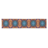 Chemin De Table Court Bleus de cuivre (Horizontal)