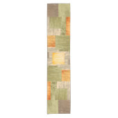 Chemin De Table Court Blocs couleur automne (Devant)